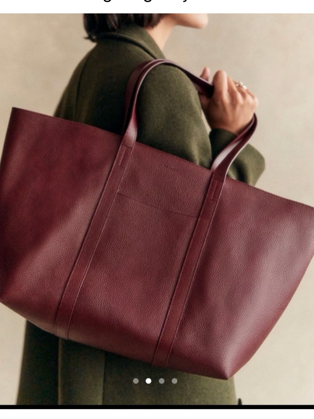 NWOT Sezane Gabin Maxi Tote